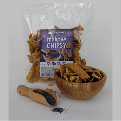 Damodara Makové chipsy 150g