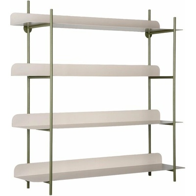 PT LIVING Reina Cuatro police zelená/šedá 60 cm, 60 cm, 16 cm