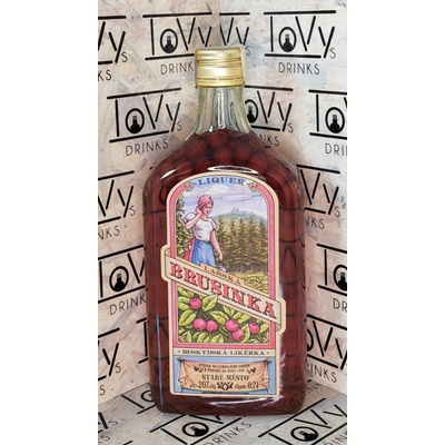 Lašská Brusinka Premium 20% 0,7 l (holá láhev)