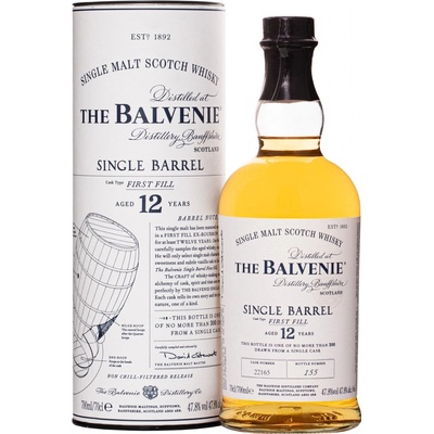 The Balvenie 12y Single Barrel 47,8% 0,7 l (kazeta)