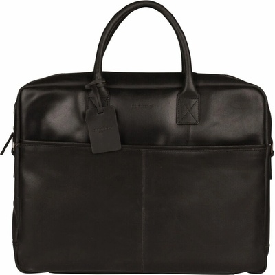 BURKELY Kožená taška na notebook 17,3" Max Worker 9007339.22.10 černá