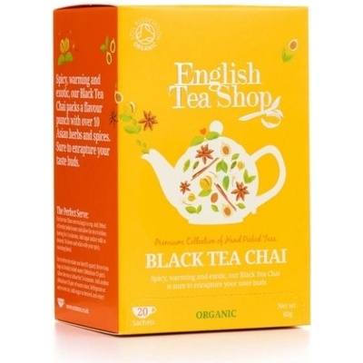 English Tea Shop čaj Černý Chai Tea Bio 20 ks