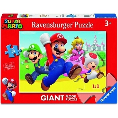 Ravensburger obří podlahové Super Mario What a Team! 24 dílků