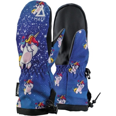 Matt 3331 Kids Mitten Unicorn Detská modrá