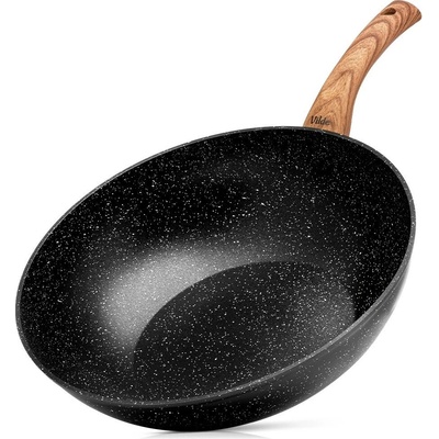 Wok panvica Vilde Granitica Wood 32 cm