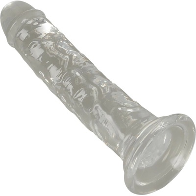 Magic Shiver Jelly Dildo Clear dildo s prísavkou 15 x 2,5 cm