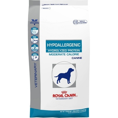 Royal Canin Veterinary Diet Dog Hypoallergenic Moderate Energy 1,5 kg