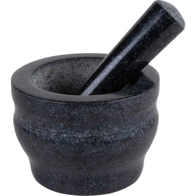 Cole & Mason Granitový hmoždíř s tloučkem z černé žuly 14 cm