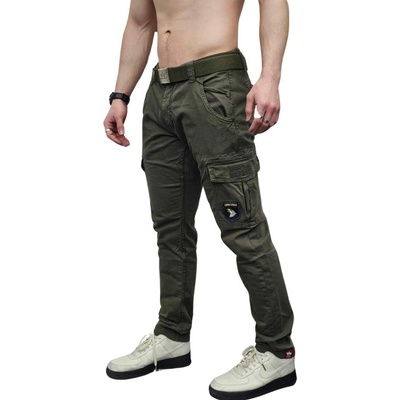 Alpha Industries nohavice Petrol patch Pant greyblack