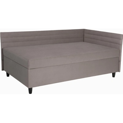 Sconto Bela III rohová s matracom sivobéžová