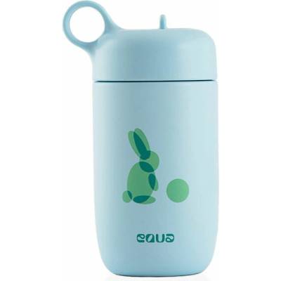 Equa Kids fľaša na vodu z nehrdzavejúcej ocele Rabbit 400 ml