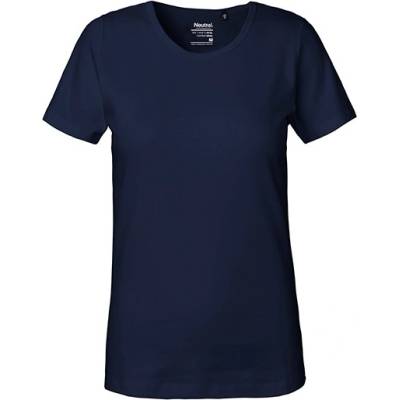 Ladies` Interlock T Shirt Black Navy