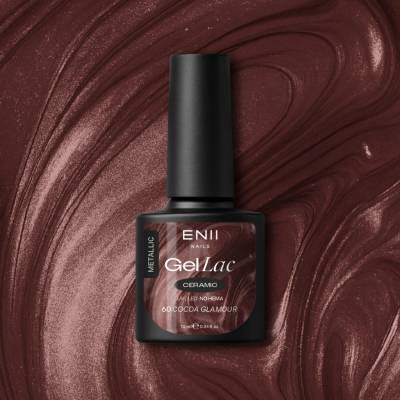 Enii Nails Gel lak Ceramic 60 Cocoa Glamour 10 ml