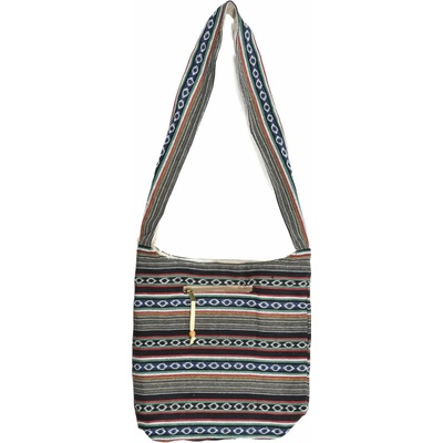 Sanu Babu Taška přes rameno "ghari proužky" zavírání na zip 37x37cm výška ucha 52cm 1G