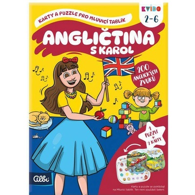 Albi Kvído - Angličtina s Karol: Karty a puzzle pre Hovoriaci tabuľ 2