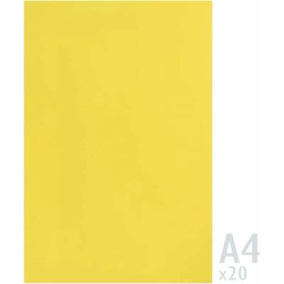 Sirio Color papír mix 170g/m² 20 listů 210 x 297 mm (A4) Žlutá