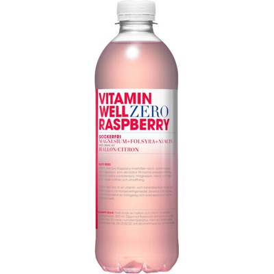 Vitamin Well Zero Raspberry 500 ml