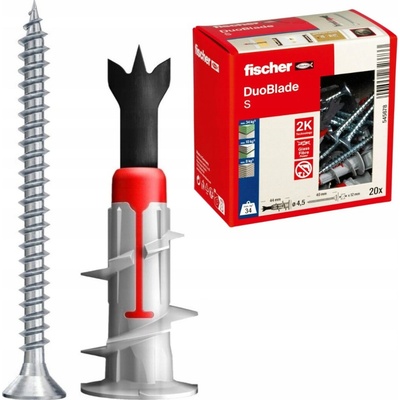 FISCHER Duoblade 44, hmoždinka do sádrokartonu se šroubem (20 ks) – Hledejceny.cz