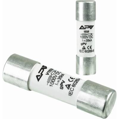 Adelid Valcová poistka 10x38 16A 1000V DC gPV fotovoltická poistková vložka