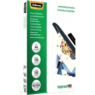 Laminovací fólie Fellowes A4 100 mic lesklé