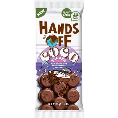 Hands off my chocolate Ne!mléčná čokoláda Coco Island 100 g