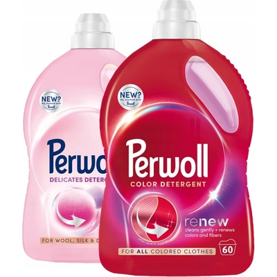 prací gel Perwoll Color prací gel mix 2 x 3 l 60 PD