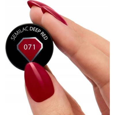 Semilac gel lak 071 Deep Red 7 ml