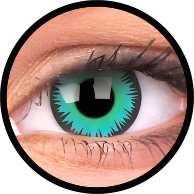 MaxVue ColorVue Crazy Green Werewolf barevné tříměsíční dioptrické 2 čočky – Hledejceny.cz