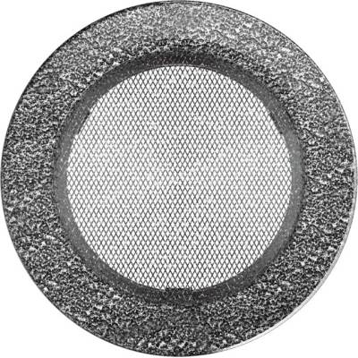 Kratki Mriežka okrúhla Ø 150 mm čierno-strieborná
