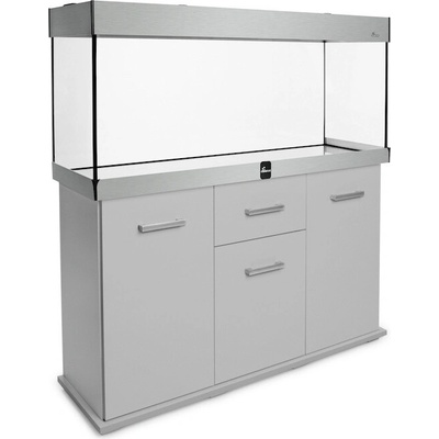 Diversa Solid LED akvarijní set rovný šedá 2x24 W 300 l