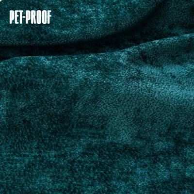 Velúrová poťahová látka Aphrodite Teal na nábytok, metráž – Pet Proof