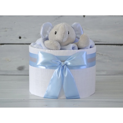 dortNEdort Mini plenkový dort se slonem usínáčkem modrý