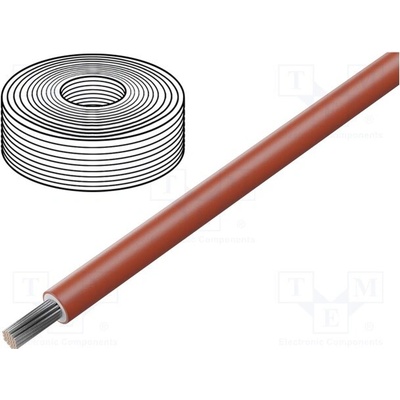 Qoltec 53850 H1Z2Z2-K 4mm² červená 100 m