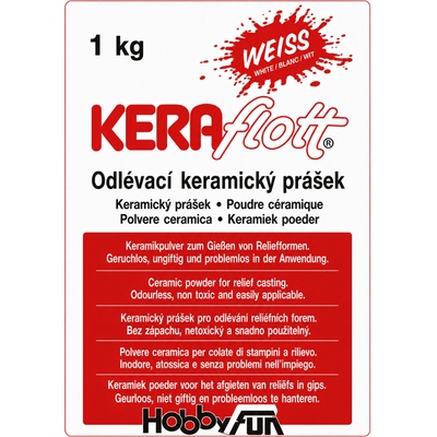 KERAFLOTT 1Kg – kreativní hmota pro odlévání