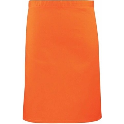 Premier Workwear Pracovní zástěra středně dlouhá PR151 Orange Pantone 1655 70x50cm