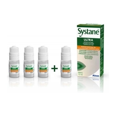 Alcon Oční kapky Systane ULTRA 10 ml balení 3+1 – Hledejceny.cz