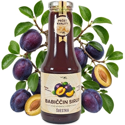 Nature NoTea Babiččin sirup Švestka 0.49 l