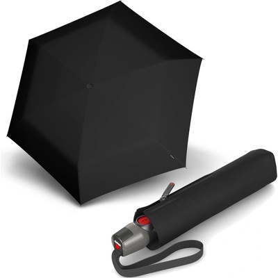 Knirps T.200 Medium duomatic Black dámsky pánsky plne automatický dáždnik