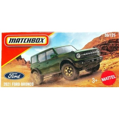 Matchbox 2021 Ford Bronco Green Box