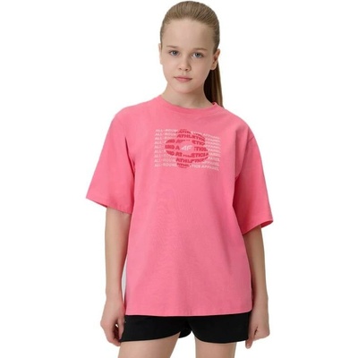 4F Junior-tshirt F3302-54S Růžová
