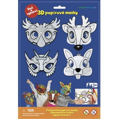 SMT 3D Papírové masky 4ks – Hledejceny.cz