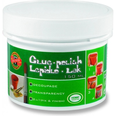 HOBBY lepidlo lak bezbarvý 150ml i na decoupage KOH-I-NOOR – Hledejceny.cz