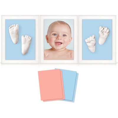 3D Memories odlévací sada baby pro 3D odlitek ručiček a nožiček tři bílé rámečky trojrámeček – Hledejceny.cz