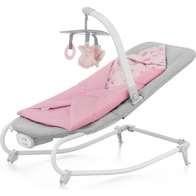 Kinderkraft hojdačka vibrujúce s melódiou Felio 2 Peony Rose