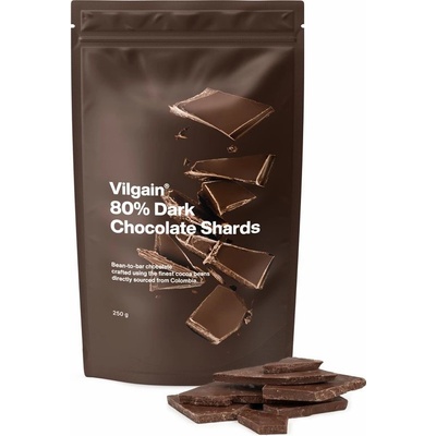 Vilgain Lámaná čokoláda 80% tmavá čokoláda 3 x 250 g