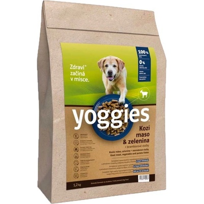 Yoggies kozie mäso a zelenina hypoalergéne lisované za studena s probiotikami 90 g