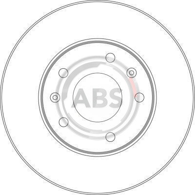 A.B.S. Brzdový kotúč 17011