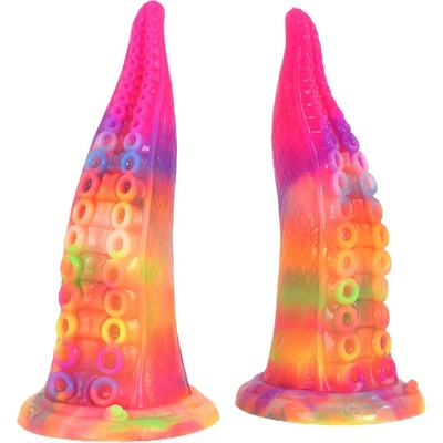 Faak Chobotnica chápadlo 23,5 x 7 cm svietiace dildo