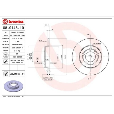 BREMBO 08.9148.11