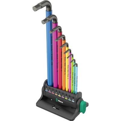Wera 950/9 Hex-Plus Multicolour 3 imbus sada kľúčov 9-dielna 05133165001